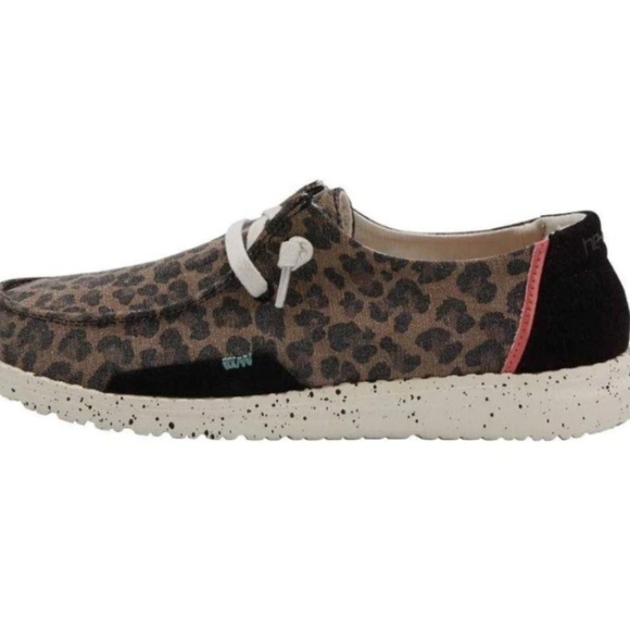 Women’s Jungle Brown~ Leopord “Wendy” Hey Dudes - Picture 8 of 11